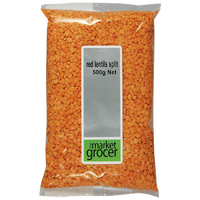 Market Grocer Red Split Lentils 500g