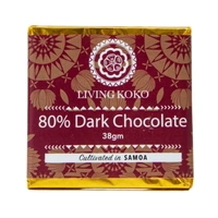 Living Koko Dark Samoan Chocolate Bar 80% 38g