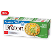 Breton Gluten Free Biscuit Garden Vegetable 135g