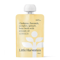 Little Harvesters Puree Pouch Chickpeas Flax & Pumpkin 120g