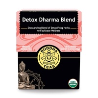 Buddha Teas Organic Herbal Tea Bags Detox Dharma 18pk