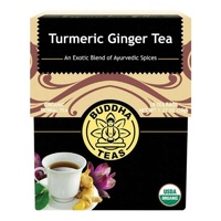 Buddha Teas Organic Herbal Tea Bags Turmeric Ginger 18pk