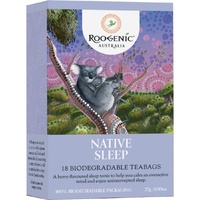 Roogenic Sleep Tea Natural Berry Infusion 18 Teabags