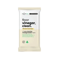 Cleanlife Vinegar Clean Floor Plastic Free Wipes 40pk