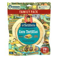 La Tortilleria Corn Tortilla (20 Pack) 320g