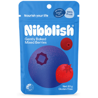 Nibblish Gently Baked Mixed Berries 80g