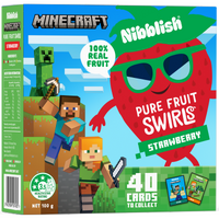 Nibblish Pure Fruit Swirls Strawberry 100g