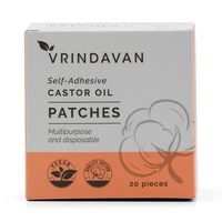 Vrindavan Self-Adhesive Castor Oil Patches 20pcs