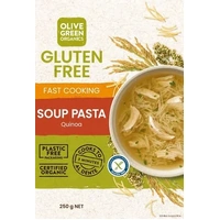 Olive Green Organics GF Angel Hair Soup Pasta Quinoa 250g