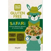 Olive Green Organics GF Safari Veg & Turmeric Pasta 250g