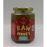 The 3 Bees Raw Honey Red Gum 370g