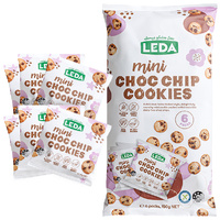Leda Mini Choc Chip Cookies (6 x 25g)