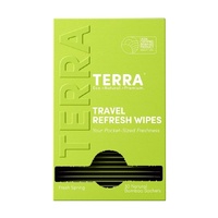 Terra Travel Refresh Wipes 30 sachets