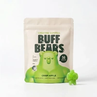 Buff Bears Creatine Gummies Crisp Apple 80g