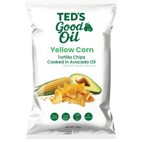 Teds Good Oil Yellow Corn Tortilla Chips 142g