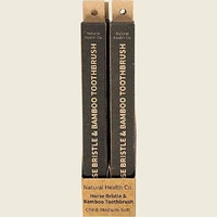 Natural Health Co Horse Bristle & Bamboo Toothbrush Child Med-Soft 1pk