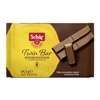 Schar Gluten Free Twin Bar Chocolate Wafer Fingers (3 Pack) 64.5g