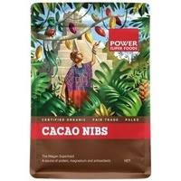 Power Super Foods Organic Raw Pure Chocolate Nibs 125g