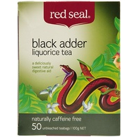 Red Seal Black Adder Liquorice Tea (50 Bags) 100g
