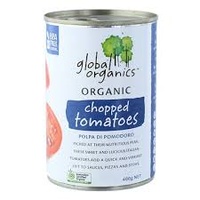 Global Organics Organic Chopped Tomatoes 400g