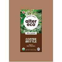 Alter Eco Chocolate Bar Coffee Brittle 70% 75g