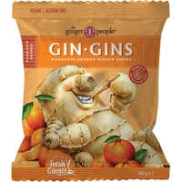 The Ginger People Gin Gins Mandarin Orange Ginger Chews 60g
