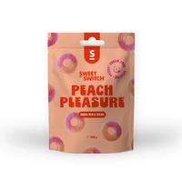 Sweet Switch Peach Pleasure Lollies 100g