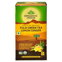 Organic India Organic Lemon Ginger Tulsi Tea 25 bags