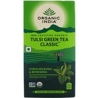 Organic India Organic Green Tulsi Tea Classic (25 Bags) 43.5g