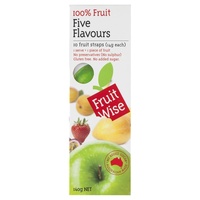 Fruit Wise Five Flavours Fruit Straps (10 Pack) 140g