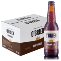 O'Brien Brown Ale Beer 330mL (Slab/24 Pack)