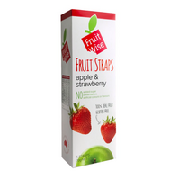 Fruit Wise Apple & Strawberry Fruit Straps (5 Pack) 70g