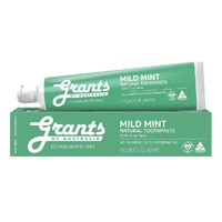 Grants Mild Mint Natural Toothpaste with Aloe Vera 110g