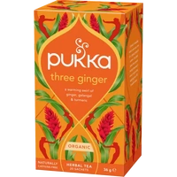 Pukka Three Ginger Galangal & Turmeric Tea (20 Bags) 36g