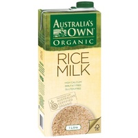 Australias Own Organic Rice Milk 1L