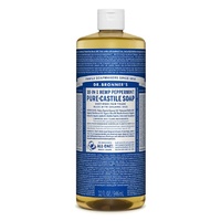 Dr Bronners Peppermint Castile Liquid Soap 946ml