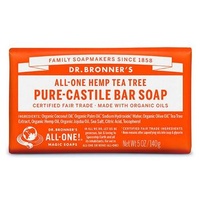 Dr Bronners Tea Tree Castile Soap Bar 140g