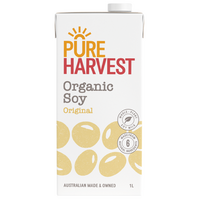 Pure Harvest Organic Soy Milk Original 1L