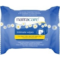 Natracare Intimate Wipes (12 Pack)