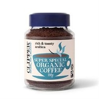 Clipper Super Special Medium Roast Organic Arabica Coffee 100g.  {Blue lid}