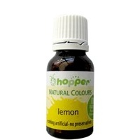 Hoppers Natural Colours Lemon (Yellow) Food Colouring 20g