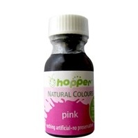 Hoppers Natural Colours (Pink) Food Colouring 20g