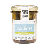 Good Fish Sardines in Extra Virgin Olive Oil (Jar) 195g