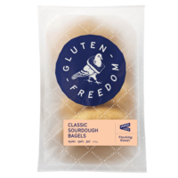 Gluten Freedom Classic Sourdough Bagels (4 Pack) 344g