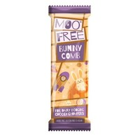 Moo Free Mini (Bunnycomb) Chocolate Bar 20g