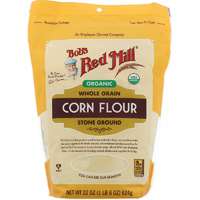 Bobs Red Mill Organic Wholegrain Corn Flour 624g 