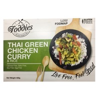 Foddies Thai Green Chicken Curry & Rice 350g