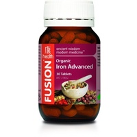 Fusion Health Organic Iron Advanced - 30 tabs
