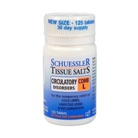 Schuessler Tissue Salts - Comb L: Circulatory Disorders - 125 tabs