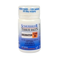 Schuessler Tissue Salts - Comb M: Rheumatism, 125 tabs